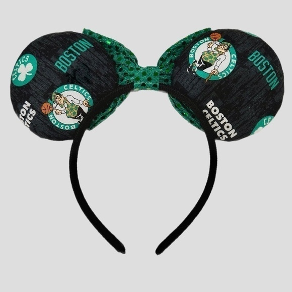 Women’s Boston Celtics Minnie Mouse Ears Headband - NWOT - Picture 2 of 4